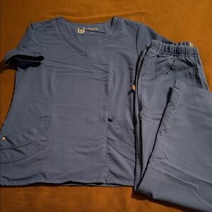 Urbane Royal Blue Scrub Ensemble